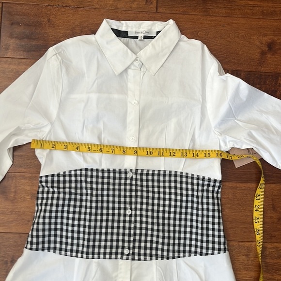 Eden & Olivia Womens Small Long Sleeve Button Down Shirt - Picture 4 of 8